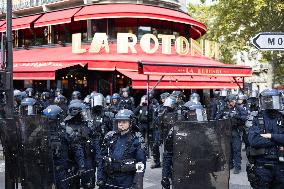 Protest for social justice measures - Paris