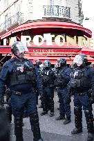 Protest for social justice measures - Paris