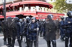 Protest for social justice measures - Paris