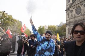 Protest for social justice measures - Paris