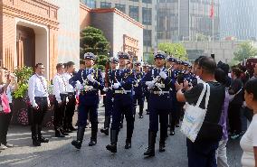 National Flag Raising Ceremony in Shanghai