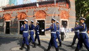National Flag Raising Ceremony in Shanghai