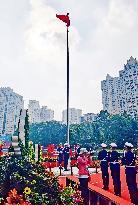 National Flag Raising Ceremony in Shanghai