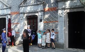National Flag Raising Ceremony in Shanghai