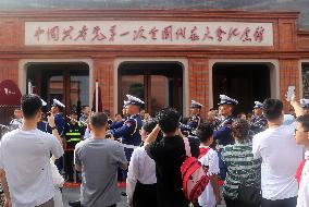 National Flag Raising Ceremony in Shanghai