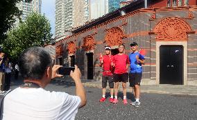 National Flag Raising Ceremony in Shanghai
