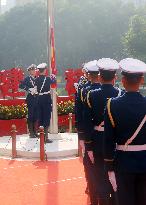 National Flag Raising Ceremony in Shanghai