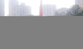National Flag Raising Ceremony in Shanghai