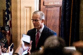 John Thune Meets Reporters Press Conference