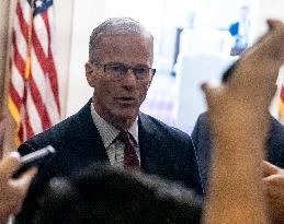 John Thune Meets Reporters Press Conference
