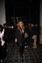 Cathy Guetta Leaves Palace Coste In Paris