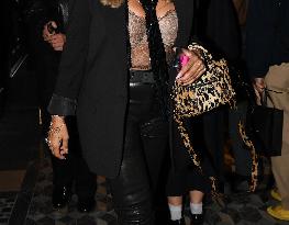 Cathy Guetta Leaves Palace Coste In Paris