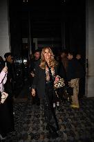 Cathy Guetta Leaves Palace Coste In Paris