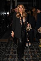Cathy Guetta Leaves Palace Coste In Paris