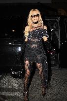 PFW - Paris Hilton Arrives at Palace Coste In Paris