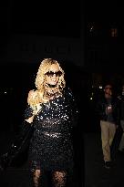 PFW - Paris Hilton Arrives at Palace Coste In Paris