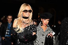 PFW - Paris Hilton Arrives at Palace Coste In Paris