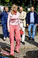 Queen Maxima Visits Strong Neighborhood Connectors In Roermond