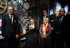 Inauguration Of Marie Curie At Grevin Museum In Paris - France