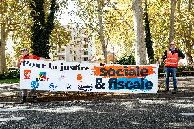 Inter-Union Mobilization in Toulouse - France