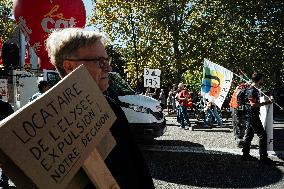 Inter-Union Mobilization in Toulouse - France