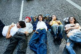 Inter-Union Mobilization in Toulouse - France