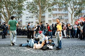 Inter-Union Mobilization in Toulouse - France