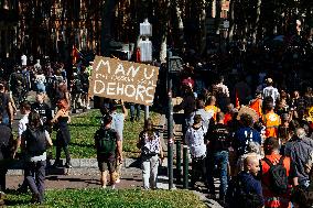 Inter-Union Mobilization in Toulouse - France