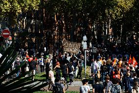 Inter-Union Mobilization in Toulouse - France