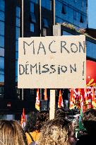 Inter-Union Mobilization in Toulouse - France