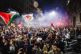 General Strike March for the Global Sumud Flotilla and for Gaza - Italy