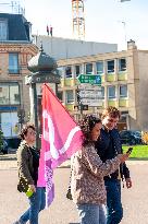 Strike Demonstration Organized In Troyes - France