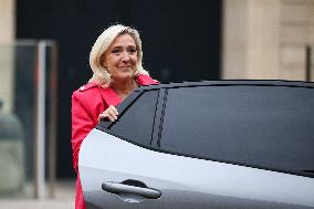 Marine Le Pen Meets PM Lecornu - Paris