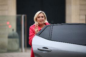 Marine Le Pen Meets PM Lecornu - Paris