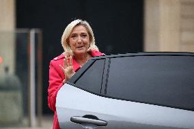 Marine Le Pen Meets PM Lecornu - Paris