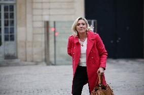 Marine Le Pen Meets PM Lecornu - Paris