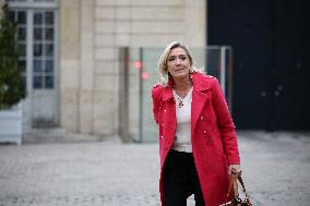 Marine Le Pen Meets PM Lecornu - Paris