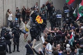 Rally In Barcelona Supports Global Sumud Flotilla - Spain