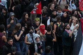Rally In Barcelona Supports Global Sumud Flotilla - Spain