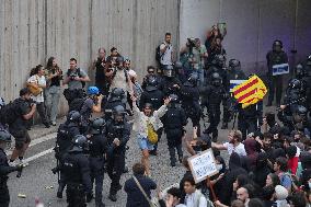 Rally In Barcelona Supports Global Sumud Flotilla - Spain