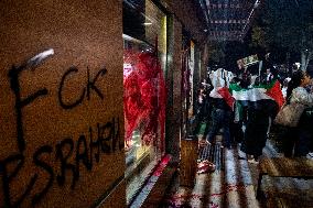 Rally In Barcelona Supports Global Sumud Flotilla - Spain