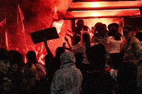 Rally In Barcelona Supports Global Sumud Flotilla - Spain