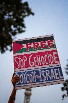 Rally In Barcelona Supports Global Sumud Flotilla - Spain