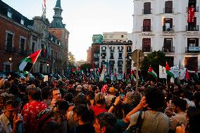 Rally In Barcelona Supports Global Sumud Flotilla - Spain