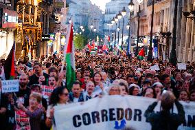 Rally In Barcelona Supports Global Sumud Flotilla - Spain