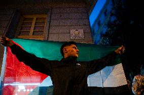 Rally In Barcelona Supports Global Sumud Flotilla - Spain