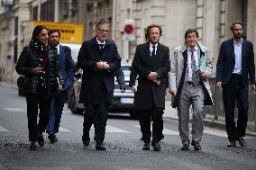 Olivier Faure Meets French Prime Minister In Paris - France