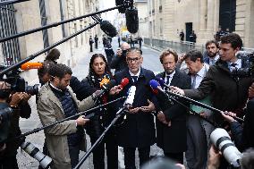 Olivier Faure Meets French Prime Minister In Paris - France