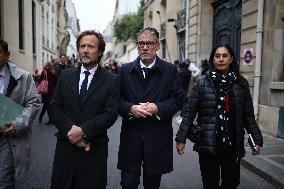 Olivier Faure Meets French Prime Minister In Paris - France