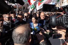 General Strike March for the Global Sumud Flotilla and for Gaza - Italy